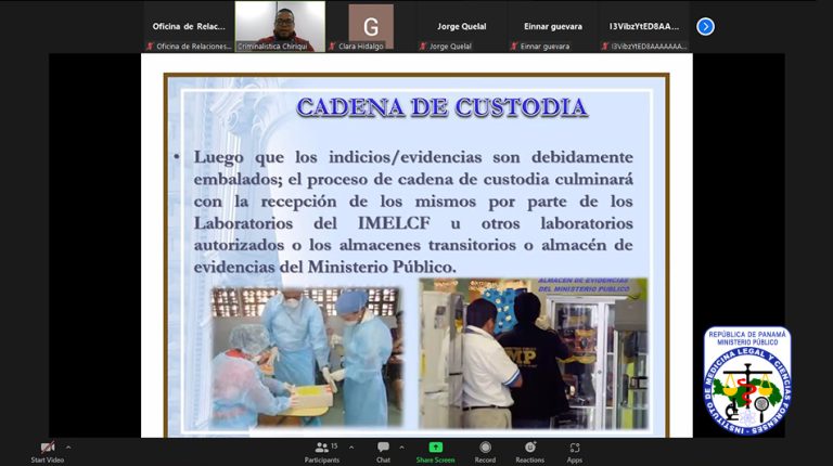 Colaboradores Son Instruidos Sobre Cadena De Custodia Instituto De