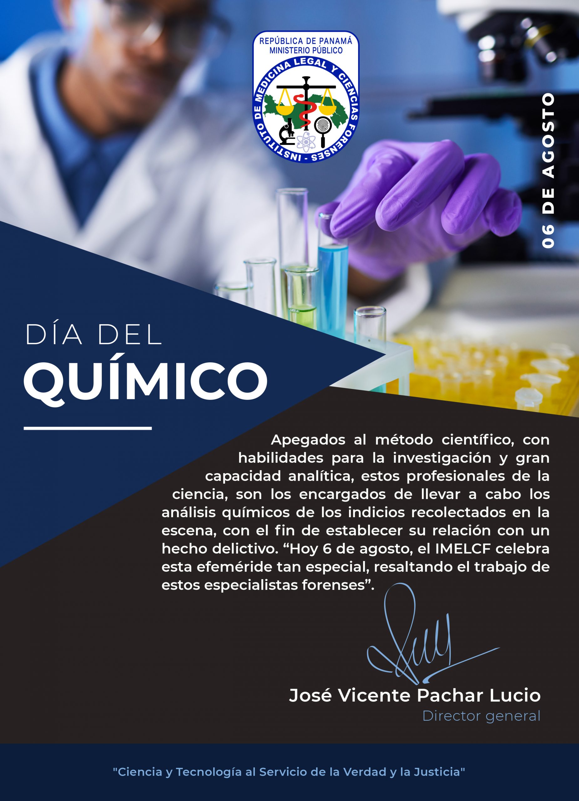 Día del Químico Instituto de Medicina Legal y Ciencias Forenses Panamá